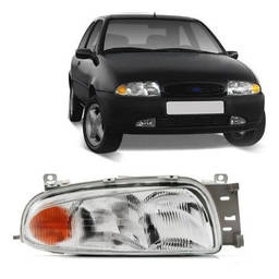 Farol Direito Fiesta Courier 1996 a 1999