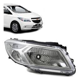 Farol Direito Onix Prisma 13/16 Lt Ltz Joy 17/20 Cromado