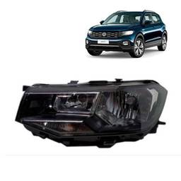 Farol Esquerdo T-Cross 20-25 S/ Led recuperacao nas garras 