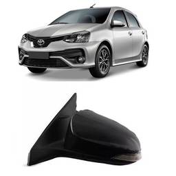 Retrovisor Esq Toyota Etios 2014 a 2021 C/ Pisca Quebrado
