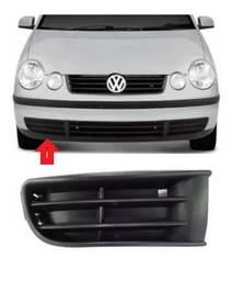Grade Moldura Parachoque Direita S/ Milha Polo 2003 a 2006