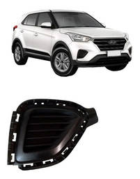 Grade Moldura S/ Milha Direito Creta 2017 a 2019