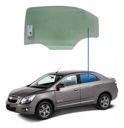 Vidro Porta Traseira Esquerda Cobalt 2012 a 2020