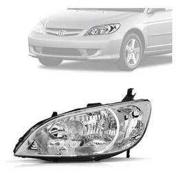 Farol Esquerdo Civic 2004 a 2006