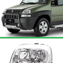 Farol Esquerdo Doblo 2002 a 2009