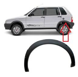 Moldura Paralama Traseiro Esquerdo Uno Way 2004 a 2013
