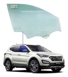 VIDRO PORTA DIANTEIRA DIREITA SANTA FÉ 2014 A 2019