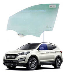 VIDRO PORTA DIANTEIRA ESQUERDA SANTA FÉ 2014 A 2019