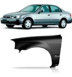 Paralama Esquerdo Civic 1996 1999 2000 Original Prata