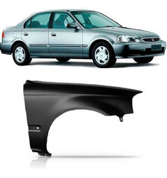 PARALAMA DIREITO CIVIC 1996 A 1999 2000 ORIGINAL PRATA 