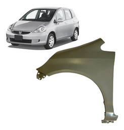 PARALAMA ESQUERDO FIT 2004 A 2008 ORIGINAL CINZA