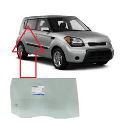 Vidro Porta Traseira Direita Kia Soul 2010 a 2014