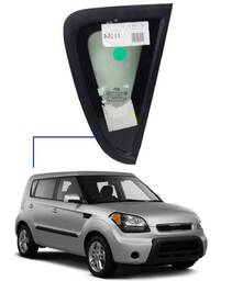 Vidro Lateral Traseiro Direito Soul 2010 2011 2012 2013 2014