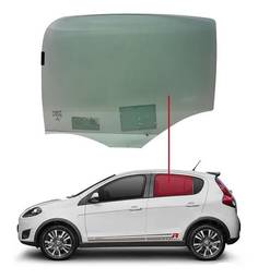 VIDRO PORTA TRASEIRA ESQUERDA PALIO ATTRACTIVE 2012 A 2017