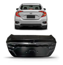 Tampa Traseira Civic G10 2017 a 2021 Prata