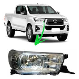 Farol Direito Hilux 2016 2017 a 2020 S/ Led