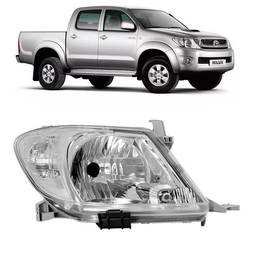 Farol Direito Hilux 2006 2007 a 2011 Pisca Cristal