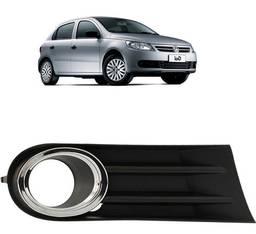 Grade Moldura Milha Direito Gol Saveiro Voyage G5 S/Aro Crom