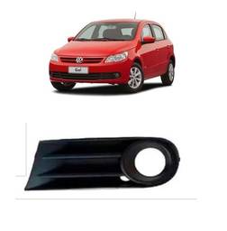 Grade Moldura Milha Esque Gol Saveiro Voyage G5 Aro Preto