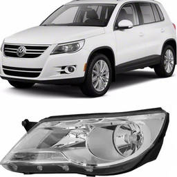 Farol Esquerdo Tiguan 2010 a 2011 S/ Xenon