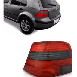 Lanterna Traseira Esq Golf 1999 a 2006 Fume Com Detalhes