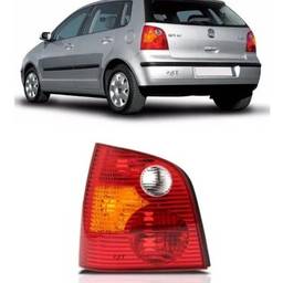 Lanterna Traseira Esquerda Polo Hatch 2003 2004 a 2006 Ambar