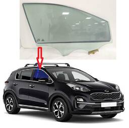 VIDRO PORTA DIANTEIRA DIREITA SPORTAGE 2017 A 2022
