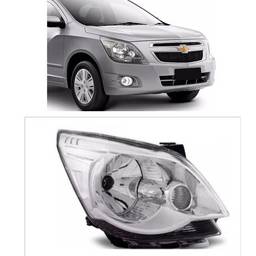 Farol Direito Cobalt 2012 a 2015 cromado 