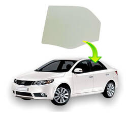 Vidro Porta Traseira Esquerda Cerato 2010 a 2013