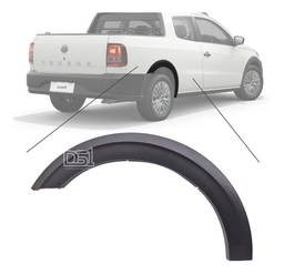 Moldura Paralama Traseiro Direito Saveiro G7