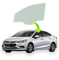 VIDRO PORTA DIANTEIRA ESQUERDA CRUZE 2017/