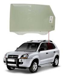 Vidro Porta Traseira Esquerda Tucson 2005 a 2017