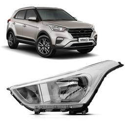 Farol Esquerdo Creta 2017 2018 a 2024