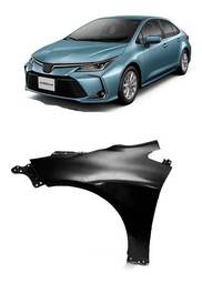 Paralama Esquerdo Corolla 2020 a 2024 Cinza