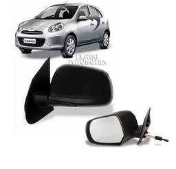 RETROVISOR ESQUERDO MARCH 2012 A 2020 C/ CONTROLE C/DETALHES