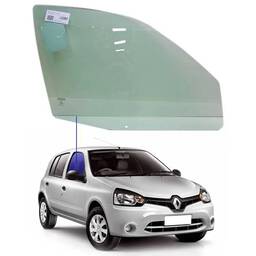 Vidro Porta Dianteira Direita Clio 2000 a 2016