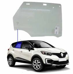Vidro Porta Traseira Direita Captur 2017/