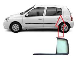 VIDRO PORTA TRASEIRA ESQUERDA (FIXO) CLIO 2000 A 2016