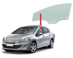 Vidro Porta Dianteira Esquerda Peugeot 308 408 2011 a 2019