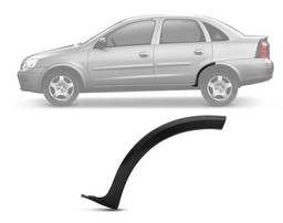 Moldura Paralama Traseiro Esquerdo Corsa Sedan 2003 a 2012