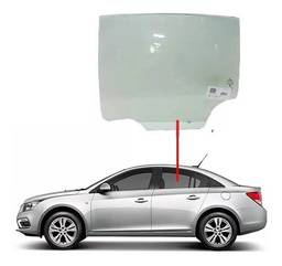 Vidro Porta Traseira Esquerda Cruze Sedan 2013 a 2016