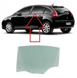 Vidro Porta Traseira Esquerda C4 Hatch 2008 a 2013