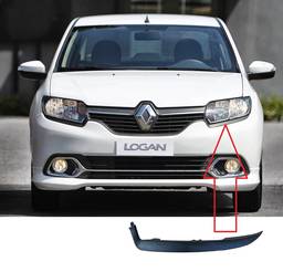 Aro Moldura Farol Esquerdo Sandero 15/20 Logan 14/