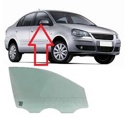 Vidro Porta Dianteira Direita Polo 2003 a 2015