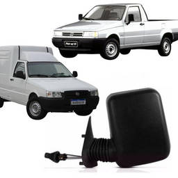 Retrovisor Esquerdo Fiorino 1997 a 2010 C/ Controle