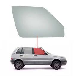 VIDRO PORTA DIANTEIRA DIREITA UNO FIORINO 1988 A 2013