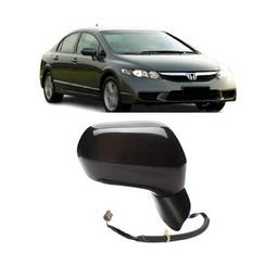 Retrovisor Direito Civic 2007 a 2011 S/ Pisca
