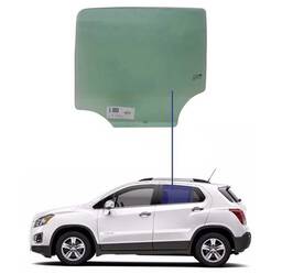 VIDRO PORTA TRASEIRA ESQUERDA TRACKER 2014 A 2019