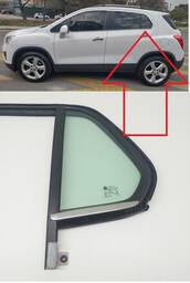 Vidro Porta Traseira Esquerda (Fixo) Tracker 2014 a 2019