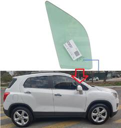 Vidro Porta Dianteira Direita (Fixo) Tracker 2014 a 2019